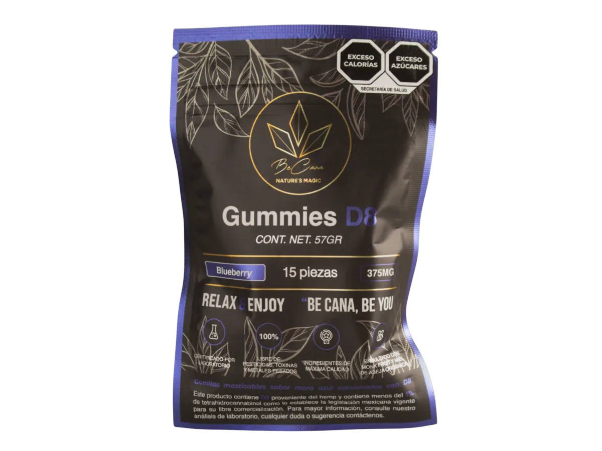 Gomitas Delta 8 · Blueberry — Green Lux