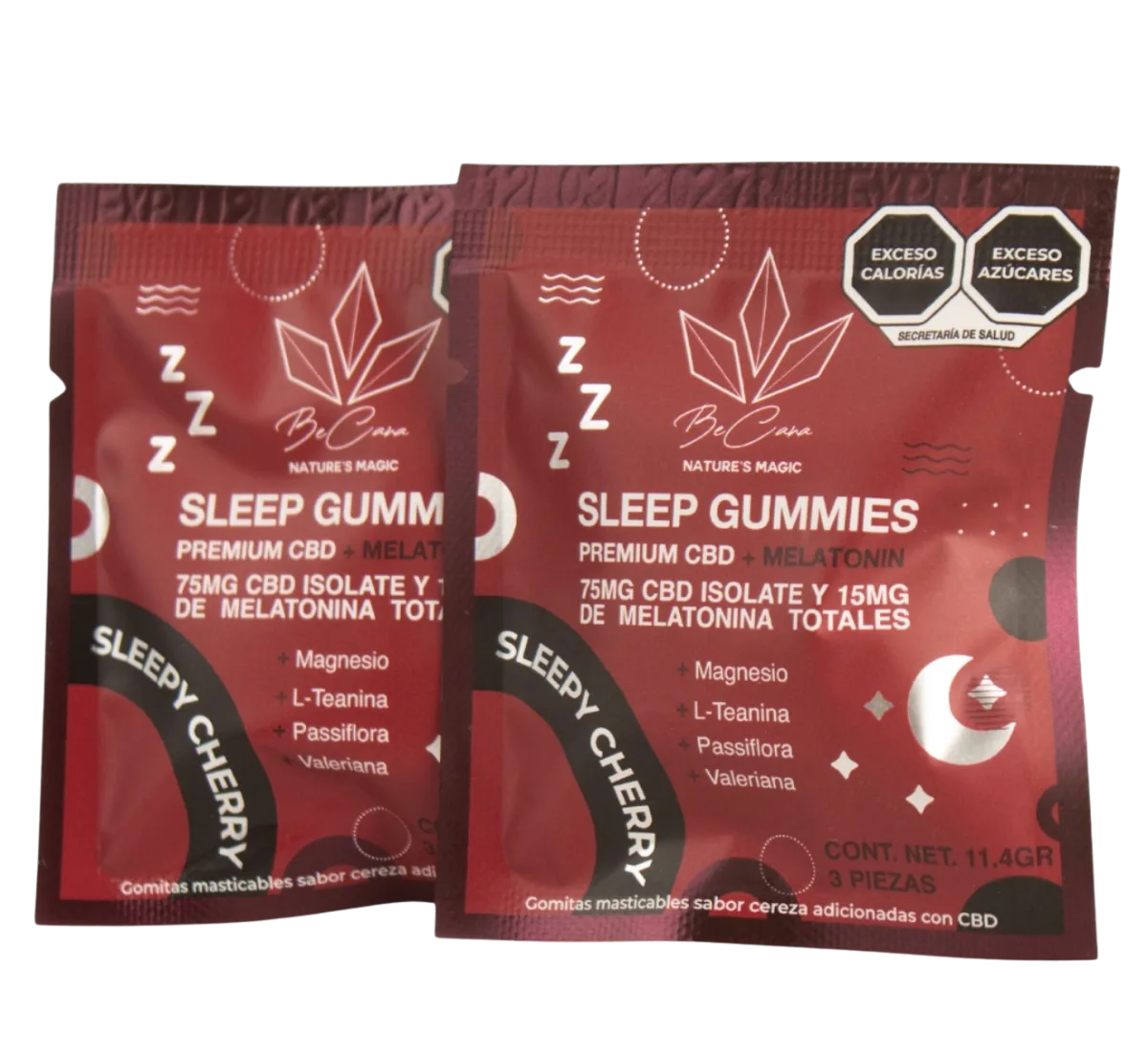 Sleep Gummies CBD + Melatonina · Cereza — Green Lux