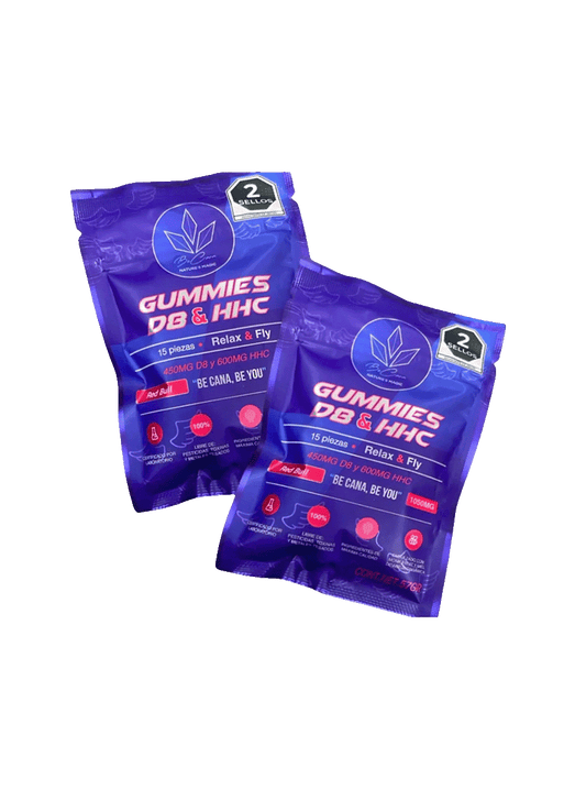 Be Cana | Gomitas THC Delta 8 + HHC | 1050mg | 15pzs